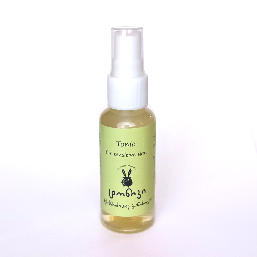 სახის ტონერი მგრძნობიარე კანისთვის